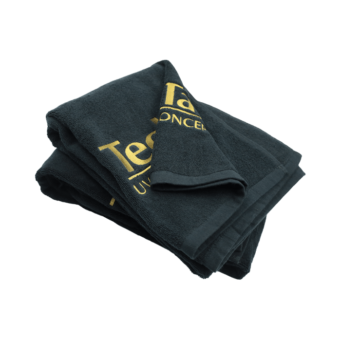 Black Towel (TT logo) - Extra Large (750mm X 1440mm)