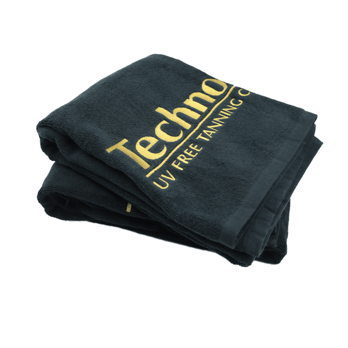 Black Towel (TT logo) - Extra Large (750mm X 1440mm) - Image 2