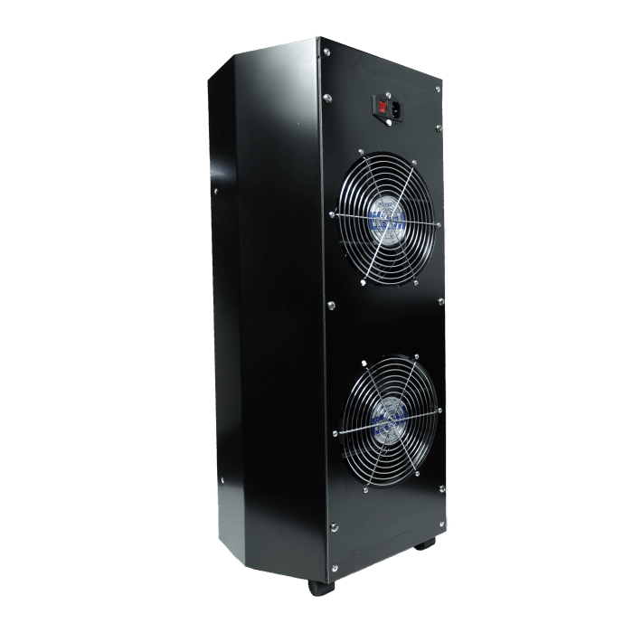 Double stand alone extractor fan on wheels (V23) - Image 2