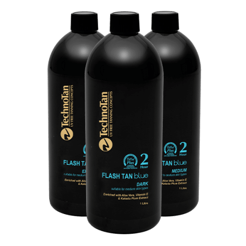 Flash Tan Blue - 2Hr - Blue Base
